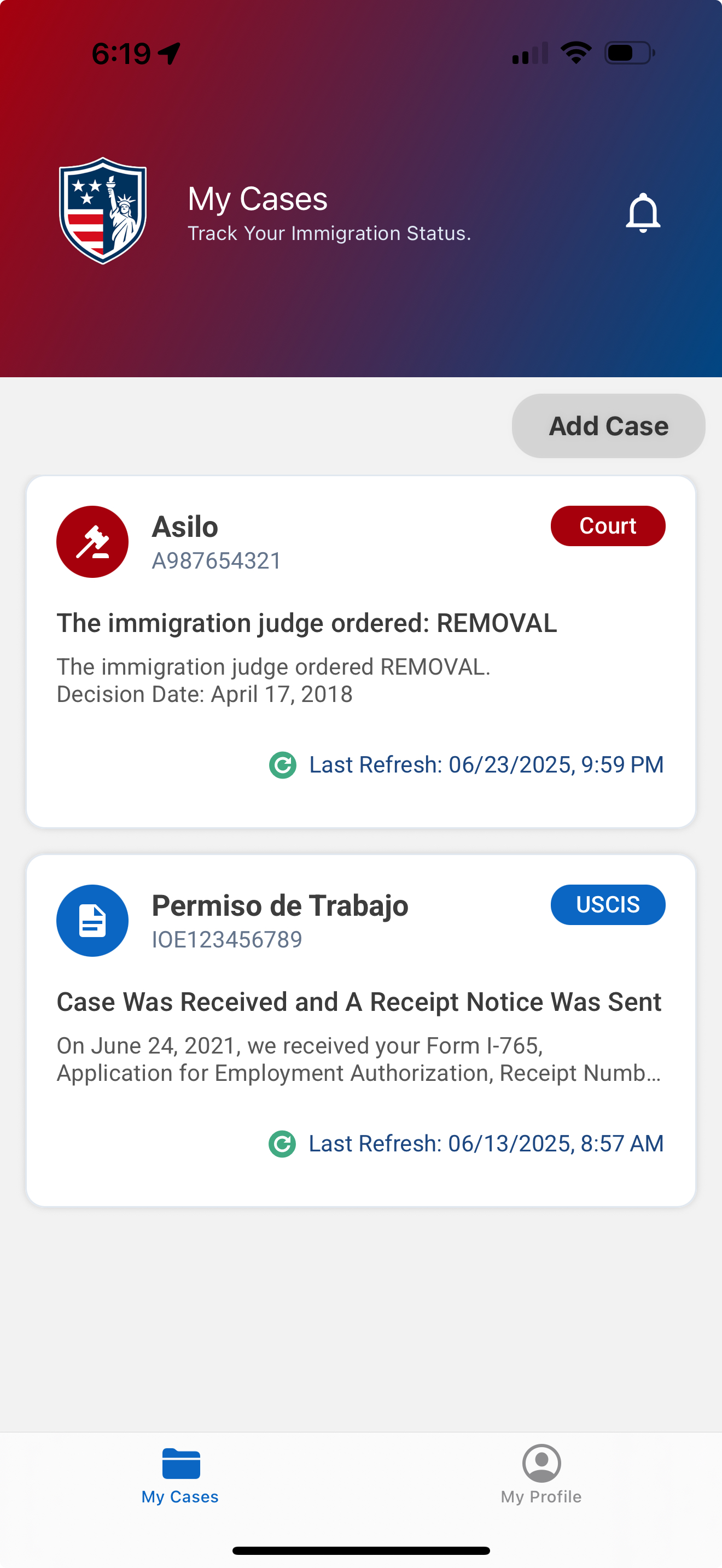 My Case Path Dashboard