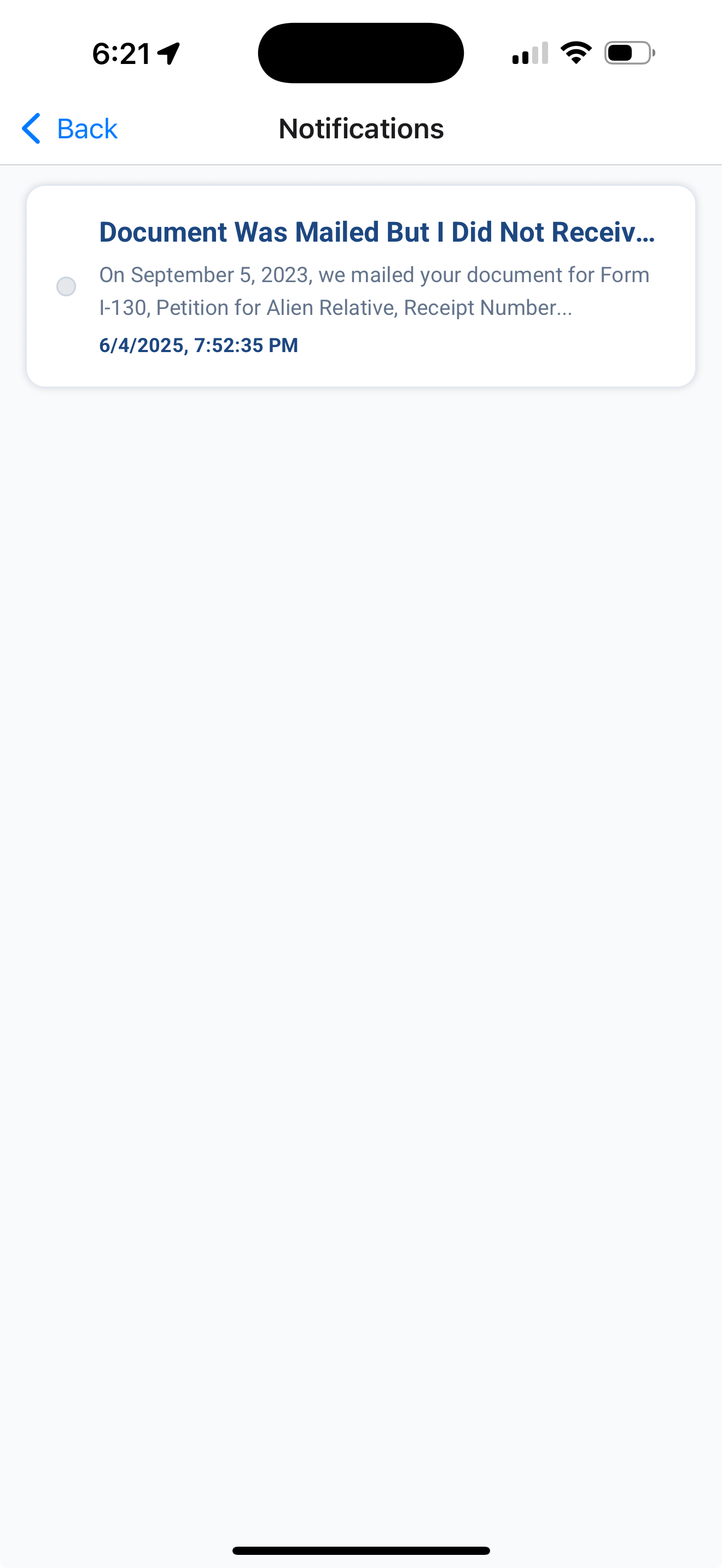 My Case Path Notifications